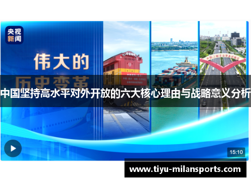 中国坚持高水平对外开放的六大核心理由与战略意义分析